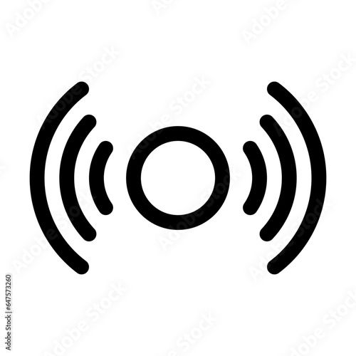 motion sensor line icon