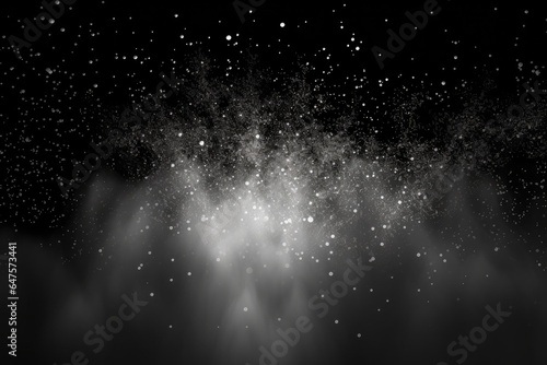 Star explode in space and dark background. Generative AI