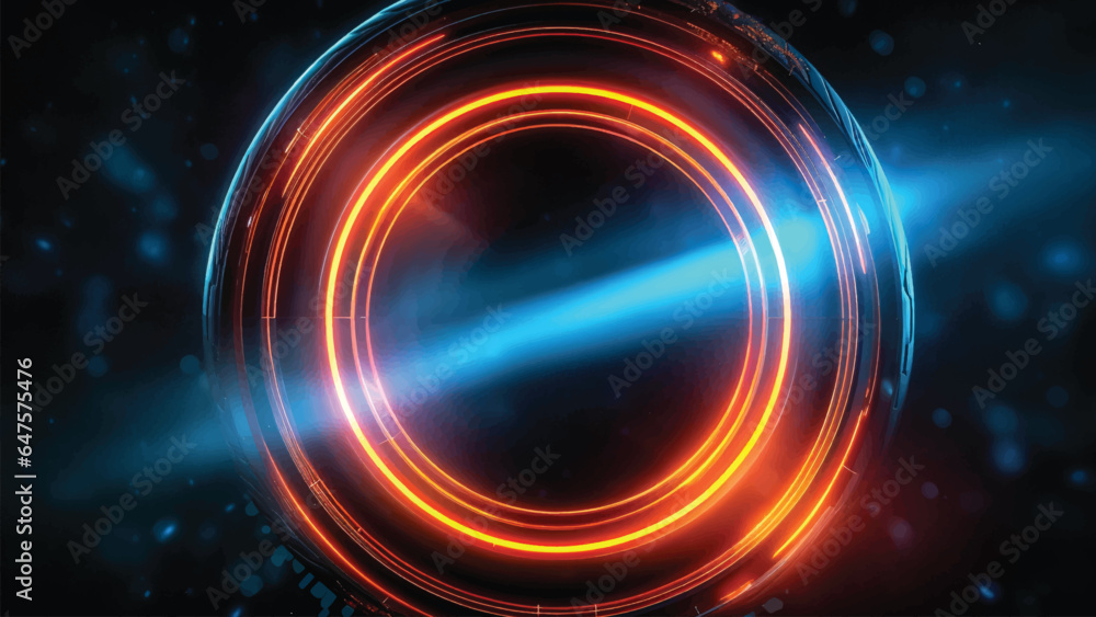 Digital colorful light trails, lens flare neon light isolated on black background for motion graphic or overlay digital business background Digital colorful light trails, lens flare neon light isolated on black background for motion graphic or overlay digital business background