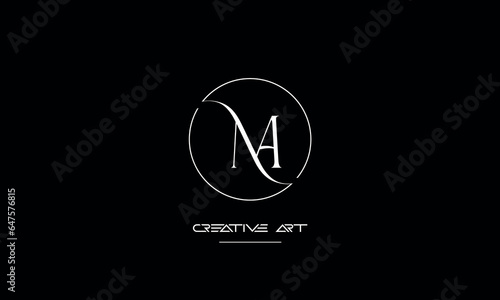 AM, MA, A, M abstract letters logo monogram
