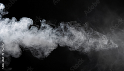 smoke on black background