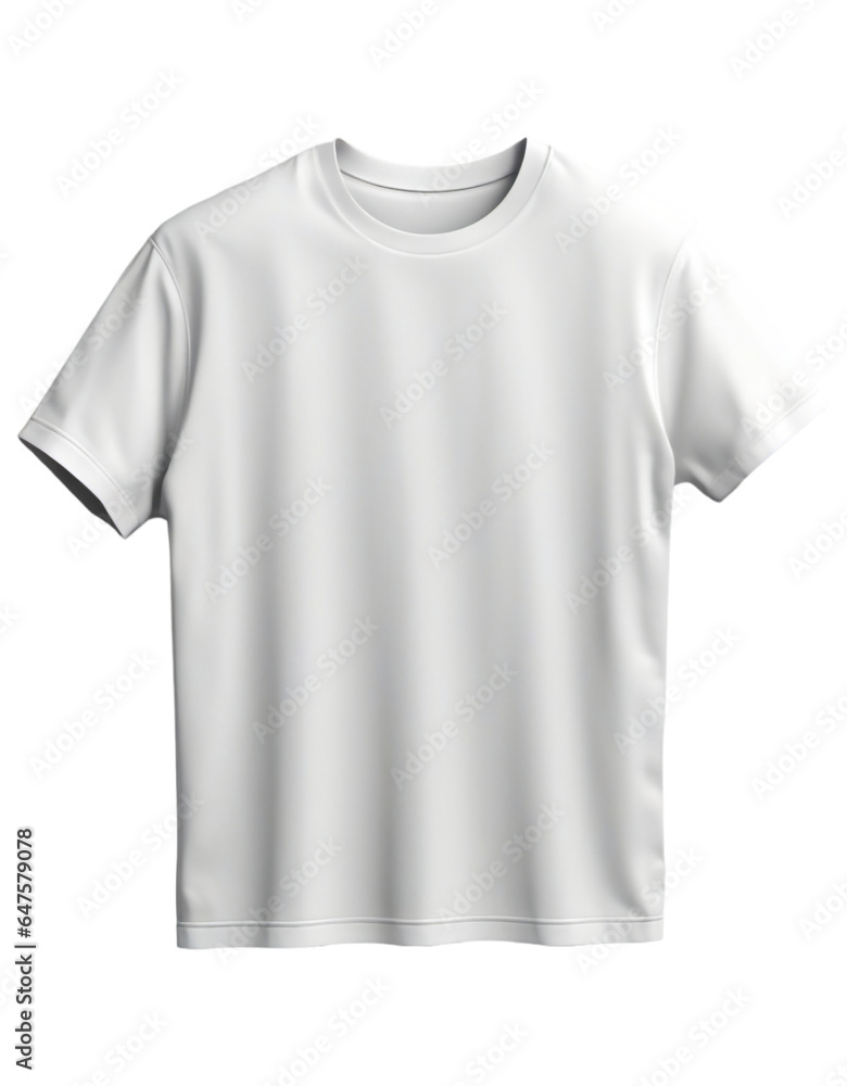 Tshirt with blank design for branding isolated on white background Tshirt with blank design for branding isolated on white background