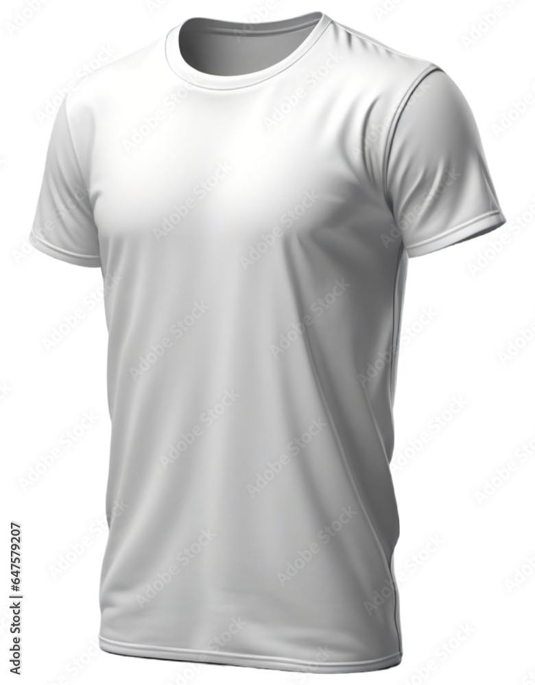 Tshirt with blank design for branding isolated on white background Tshirt with blank design for branding isolated on white background