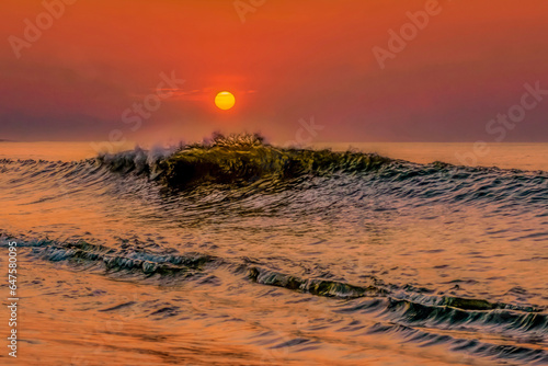 sunrise in the beach