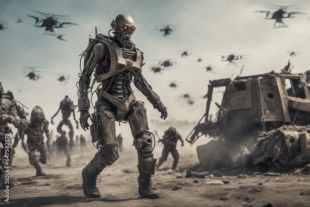 Robot invasion apocalypse Robot invasion apocalypse