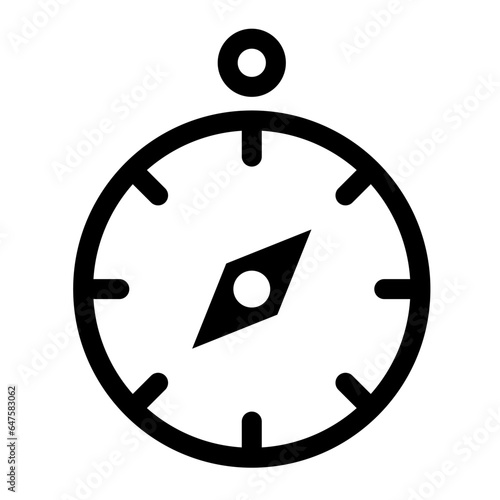 Compass Vector Icon Design Illustration