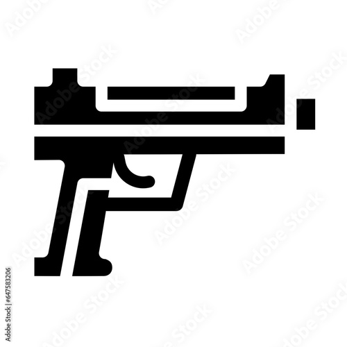 Pistol Vector Icon Design Illustration