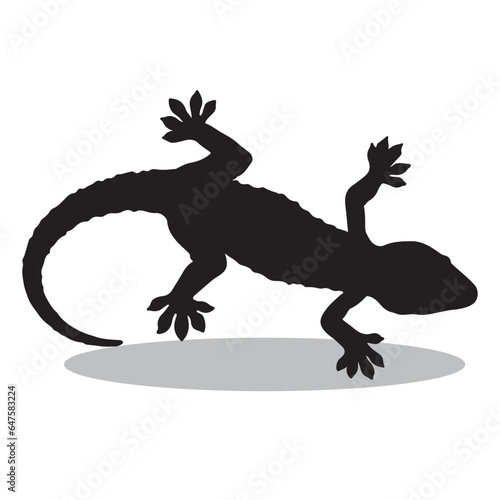 Gecko Silhouette, cute Gecko Vector Silhouette, Cute Gecko cartoon Silhouette, Gecko vector Silhouette, Gecko icon Silhouette, Gecko Silhouette illustration, Gecko vector 