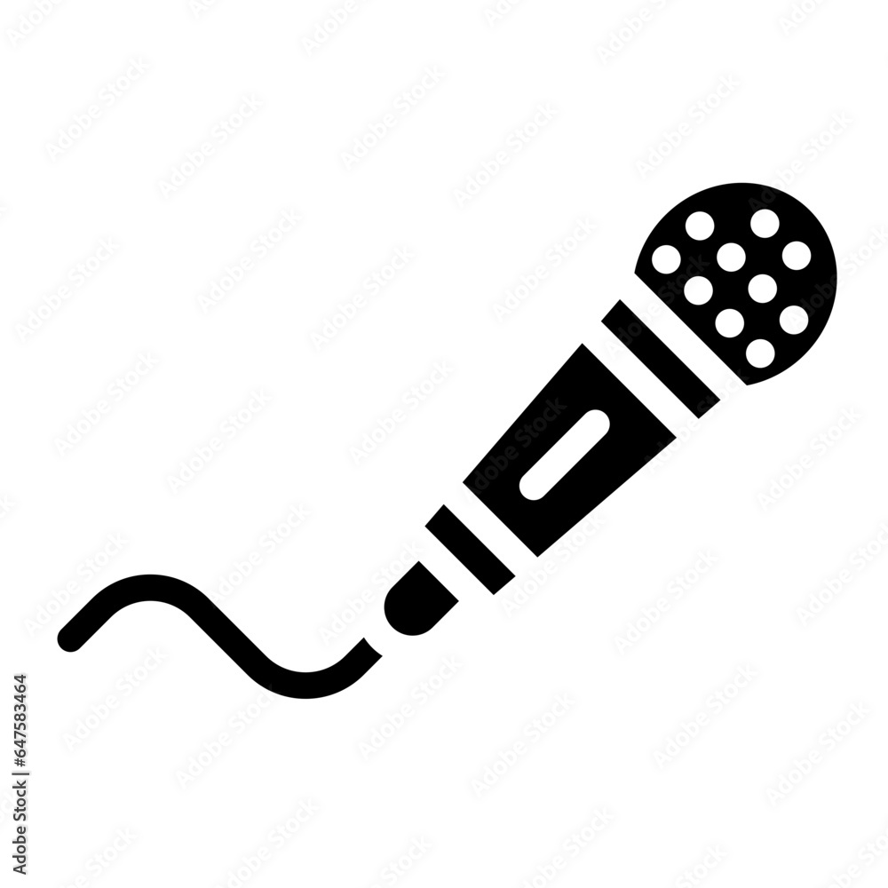 Microphone Vector Icon Design Illustration Microphone Vector Icon Design Illustration