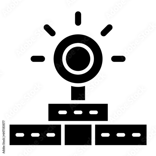 Head Mirror Vector Icon Design Illustration