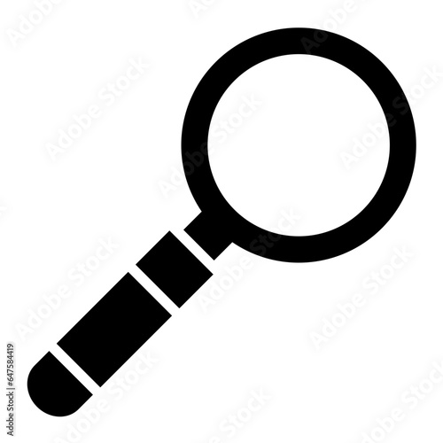 Magnifying Glass Vector Icon Design Illustration