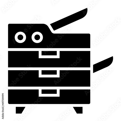 Photocopier Vector Icon Design Illustration