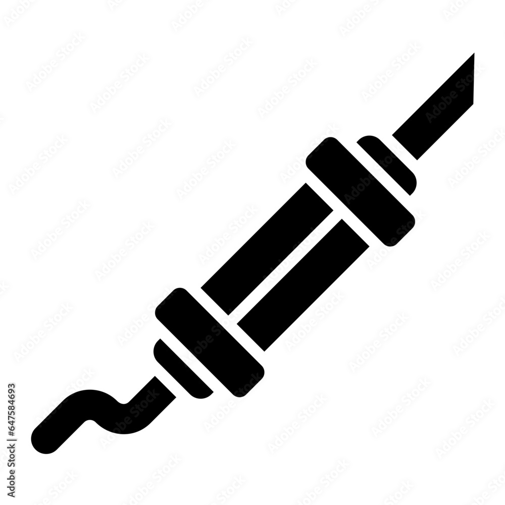 Exhaust pipe Vector Icon Design Illustration Exhaust pipe Vector Icon Design Illustration
