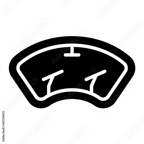 Windscreen Vector Icon Design Illustration