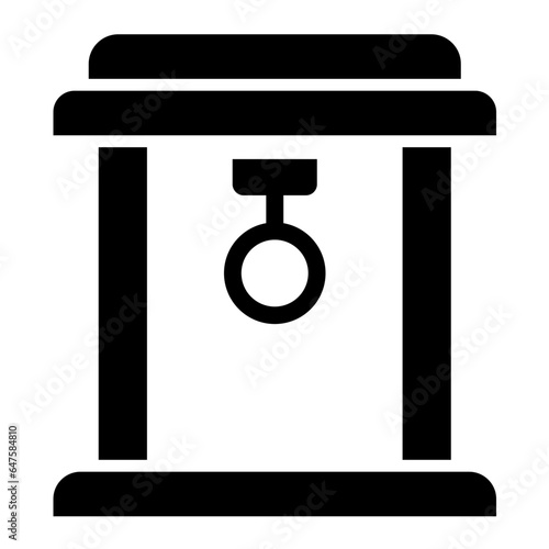 Torii Gate Vector Icon Design Illustration