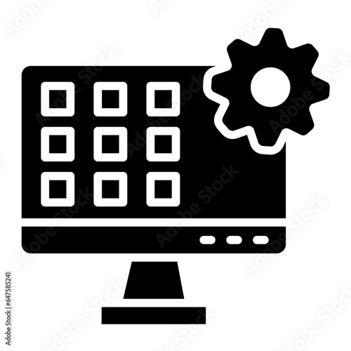 Application Vector Icon Design Illustration