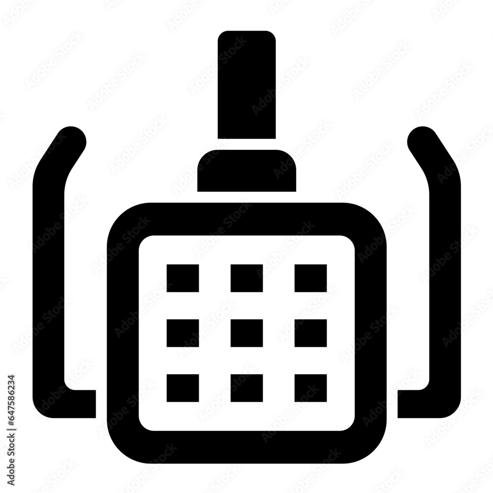 Obraz premium Dental Light Vector Icon Design Illustration