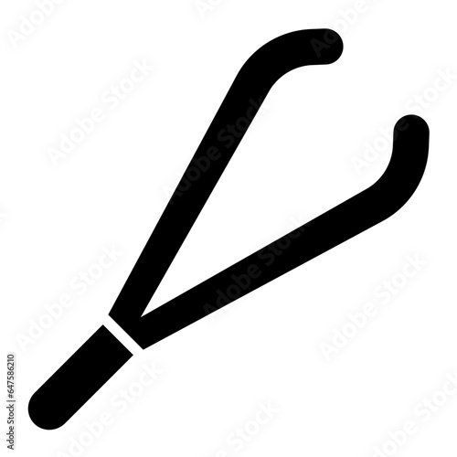 Tweezers Vector Icon Design Illustration