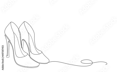 heells woman fashion outline vector. hand draw graphic lady lifestyle hobies illustration