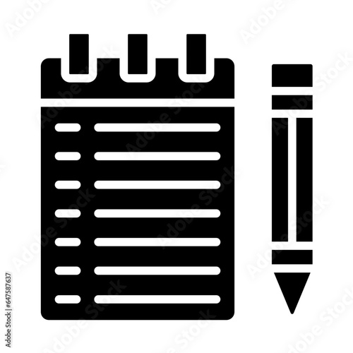 Notebook Vector Icon Design Illustration