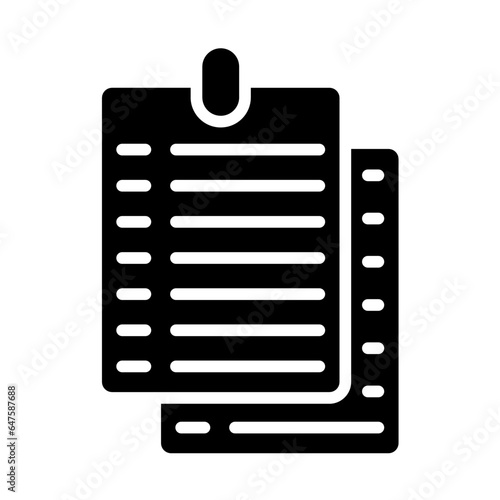 Notes Vector Icon Design Illustration