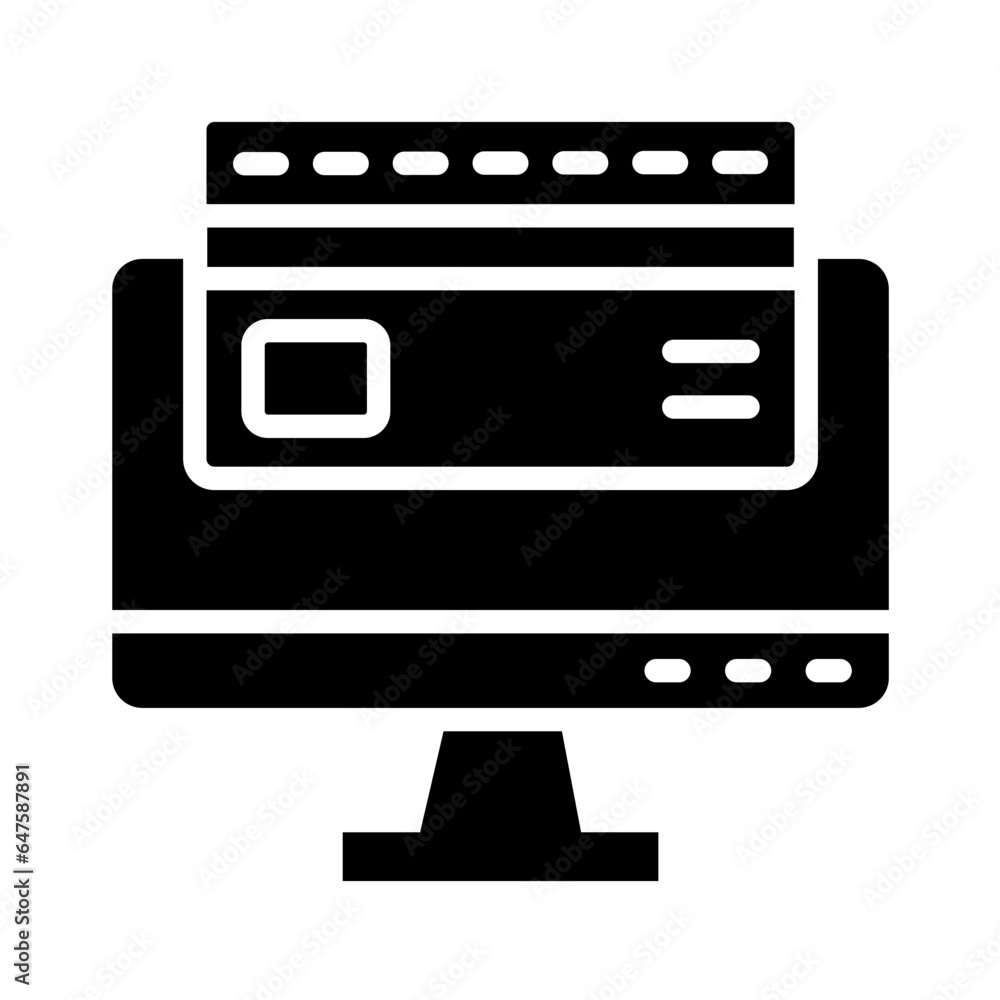 Retail Card Vector Icon Design Illustration Retail Card Vector Icon Design Illustration