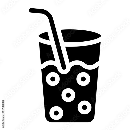 Drinking Water Vector Icon Design Illustration