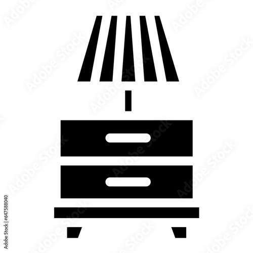 Nightstand Vector Icon Design Illustration
