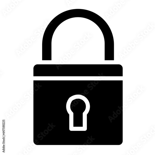 Padlock Vector Icon Design Illustration