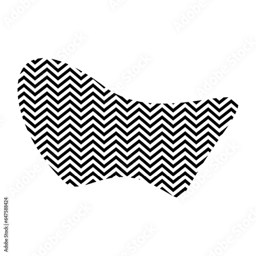 Zigzag lines with Organic liquefied and fluid shape contemporary line shape illustration