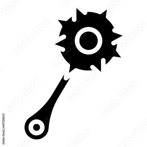 Mace Vector Icon Design Illustration