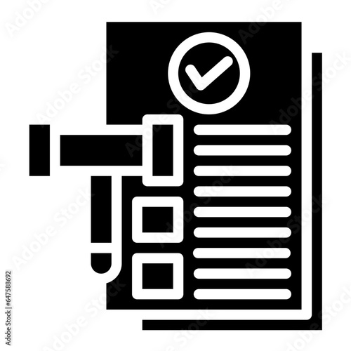 Legal Documents Vector Icon Design Illustration