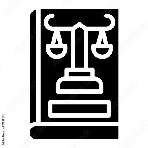 Company Law Vector Icon Design Illustration