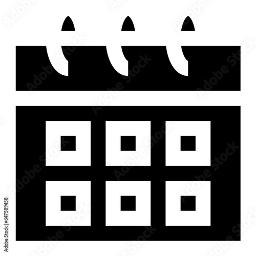Calendar Schedule Vector Icon Design Illustration