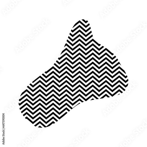 Zigzag lines with Organic liquefied and fluid shape contemporary line shape illustration