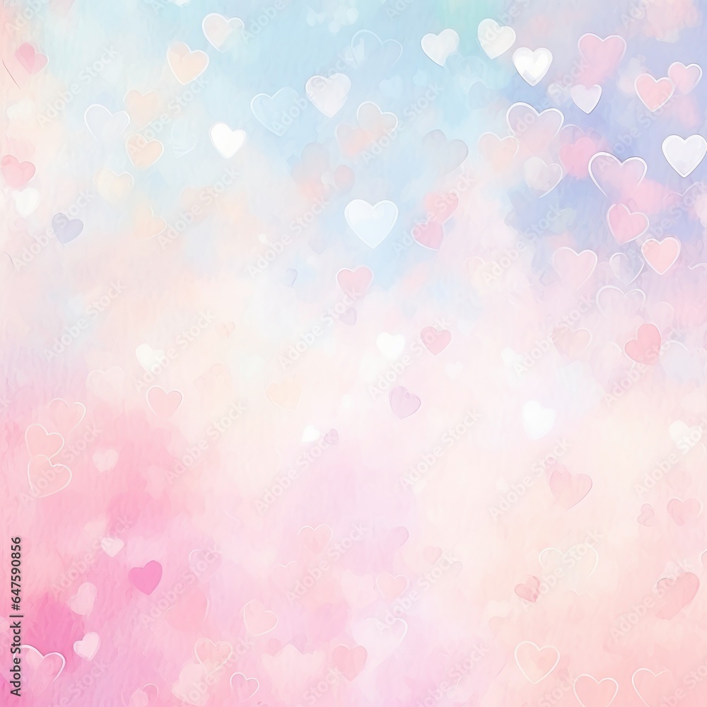 Looking for a pink heart made of small particles floating on a soft pink background to celebrate Valentine's Day. Looking for a pink heart made of small particles floating on a soft pink background to celebrate Valentine's Day.