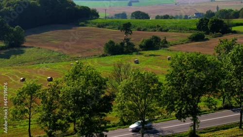 drone video on this sunny day photo