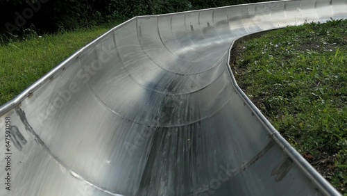 Bobsled Roller Coaster POV Ride