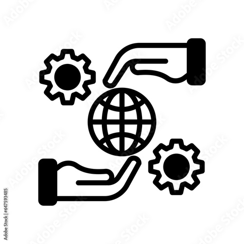 Global preferences Vector Icon

