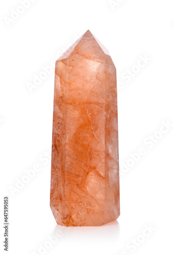 Tower of red hematoid quartz photo