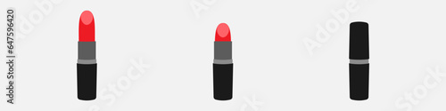Red lipstick for a woman