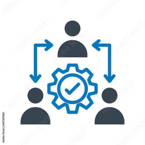  Team management Vector Icon 

