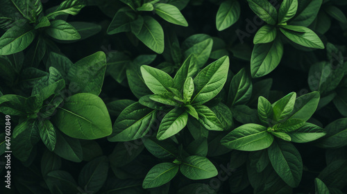 A close up of a green plant with leaves on it © Fauzia