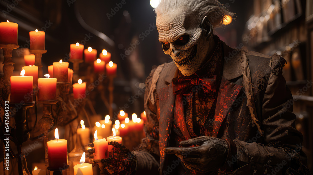 Sinister Creation: The Evil Halloween Clown's Haunting Visage by Generative AI Sinister Creation: The Evil Halloween Clown's Haunting Visage by Generative AI