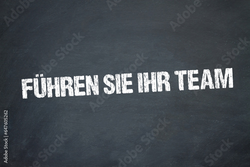 Führen Sie Ihr Team 