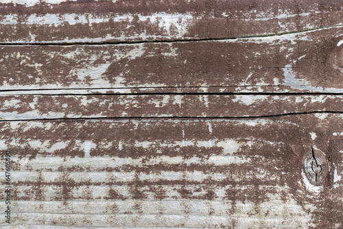 Gray aged wood background close up.