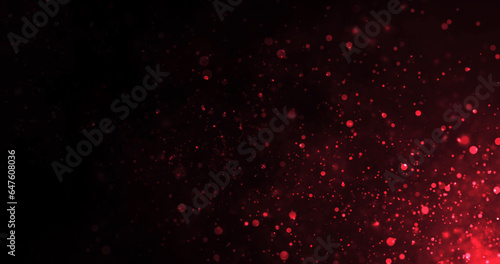 Underwater dust particles moving under rim light tiny source .Particles luxury premium smooth bokeh background.The glittering award show dust, tail wave shining fairy dust.