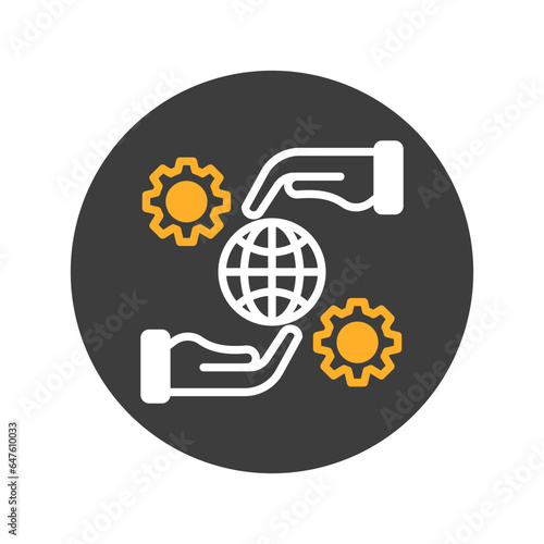 Global preferences Vector Icon

