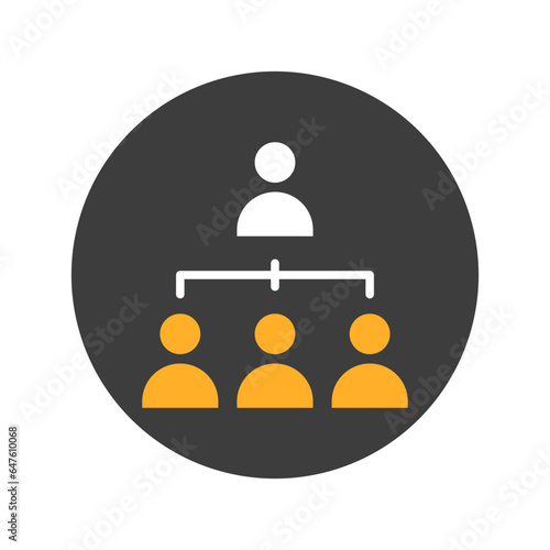 Team hierarchy Vector Icon