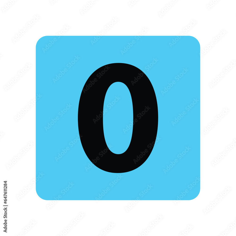 Number vector, clip art, and symbol. Flat design of number concept and simple design Number vector, clip art, and symbol. Flat design of number concept and simple design